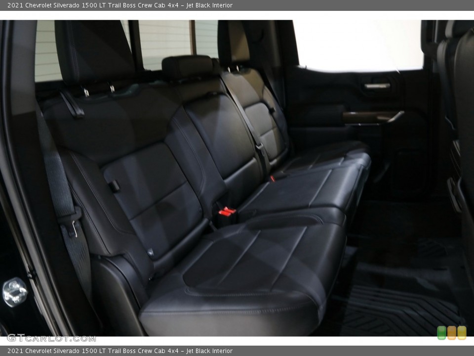 Jet Black Interior Rear Seat for the 2021 Chevrolet Silverado 1500 LT Trail Boss Crew Cab 4x4 #145261829
