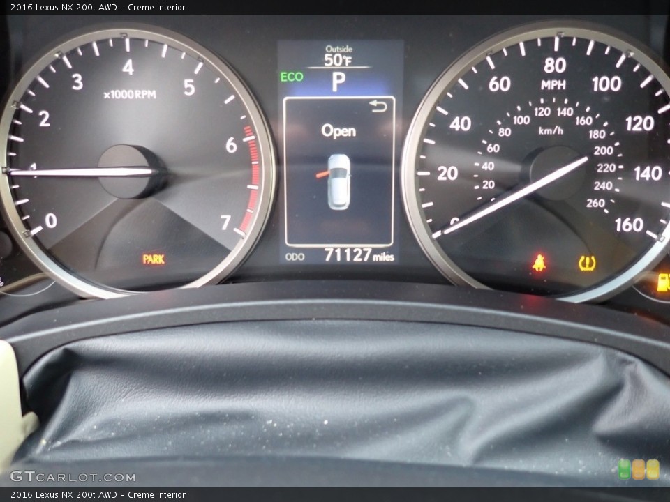 Creme Interior Gauges for the 2016 Lexus NX 200t AWD #145262078