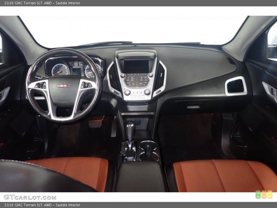 Saddle Interior Front Seat for the 2016 GMC Terrain SLT AWD #145264004