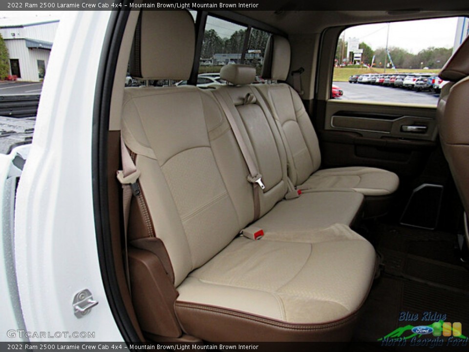 Mountain Brown/Light Mountain Brown Interior Rear Seat for the 2022 Ram 2500 Laramie Crew Cab 4x4 #145265871
