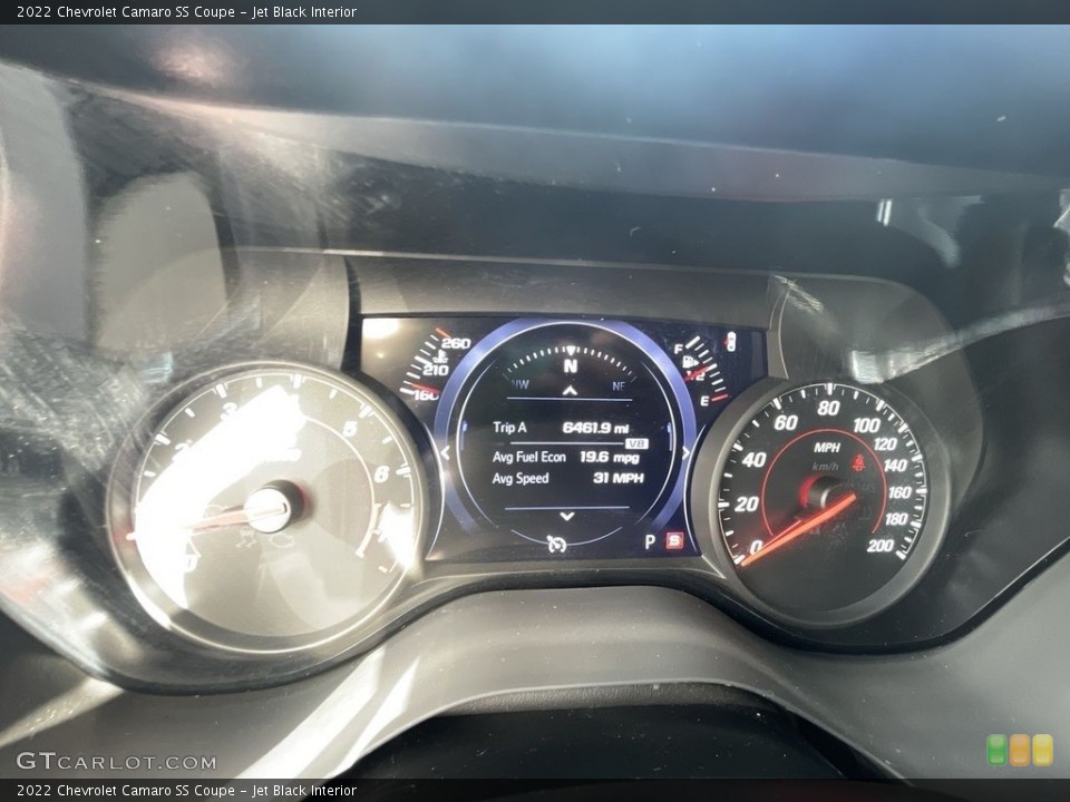 Jet Black Interior Gauges for the 2022 Chevrolet Camaro SS Coupe #145266577
