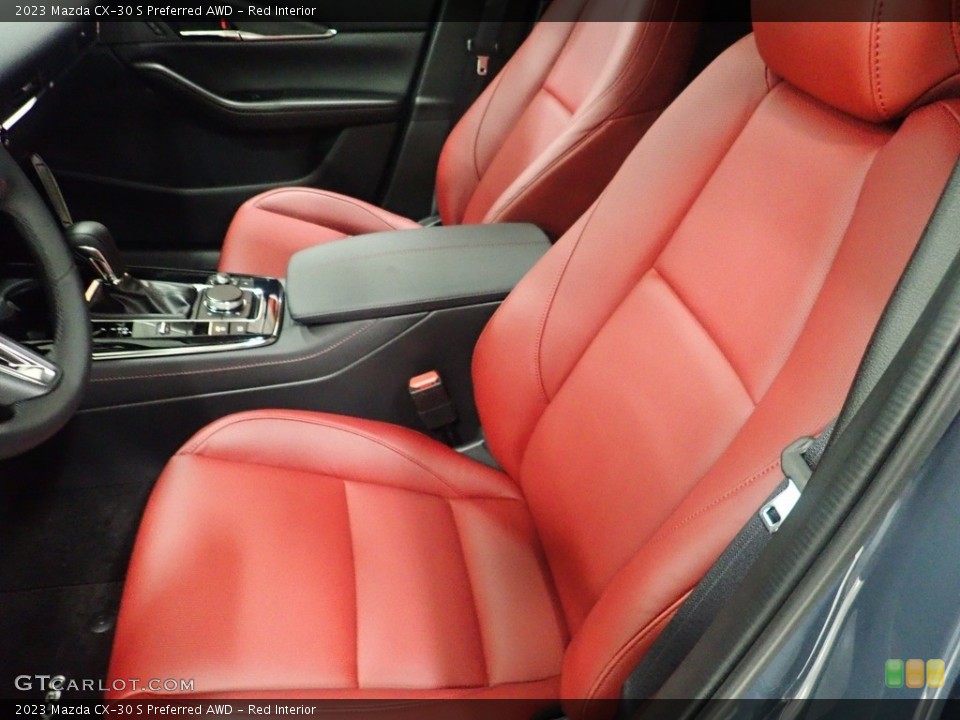 Red Interior Front Seat for the 2023 Mazda CX-30 S Preferred AWD #145267900
