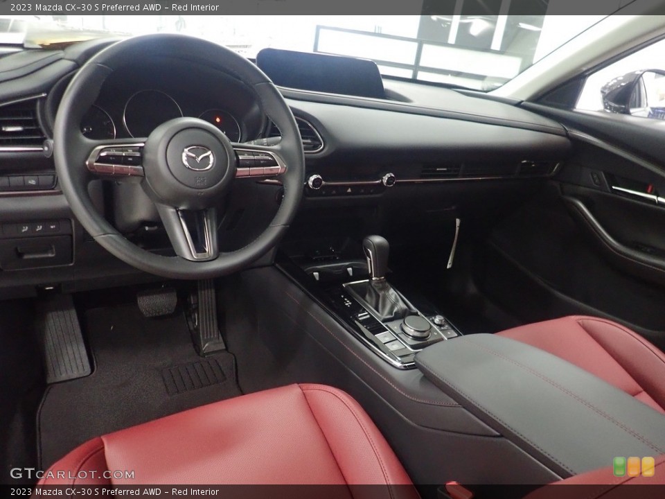 Red Interior Photo for the 2023 Mazda CX-30 S Preferred AWD #145267945