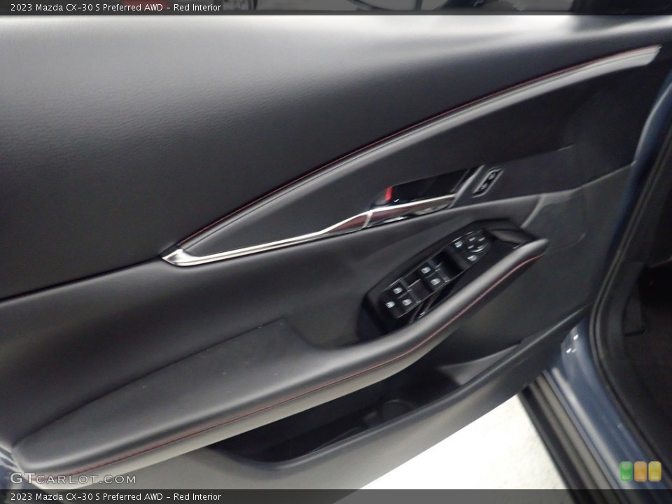 Red Interior Door Panel for the 2023 Mazda CX-30 S Preferred AWD #145267969