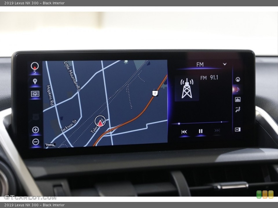 Black Interior Navigation for the 2019 Lexus NX 300 #145269520
