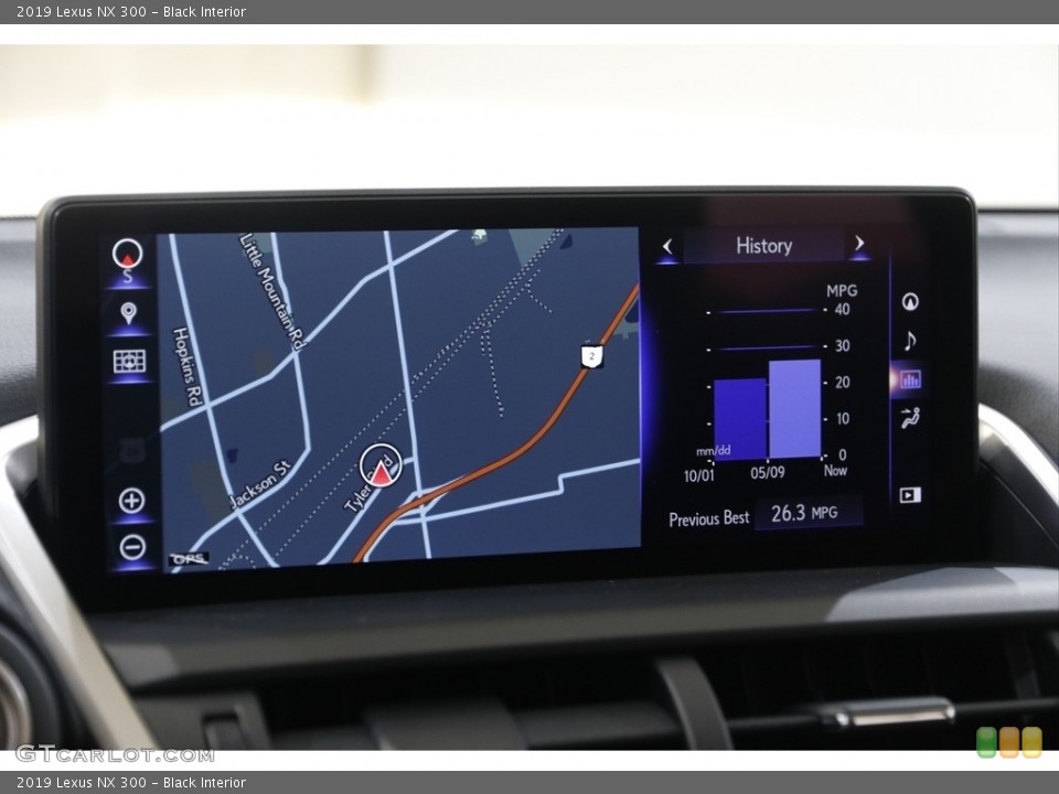 Black Interior Navigation for the 2019 Lexus NX 300 #145269532