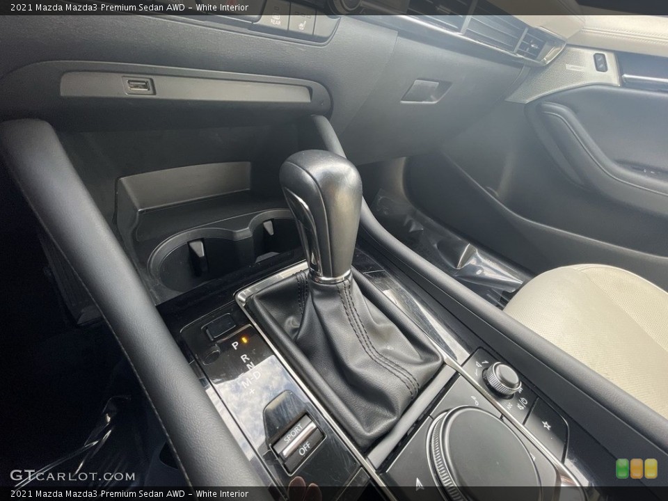 White Interior Transmission for the 2021 Mazda Mazda3 Premium Sedan AWD #145270648