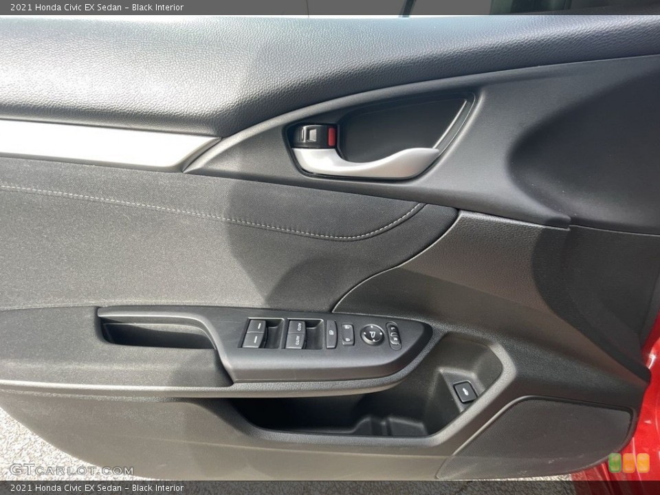 Black Interior Door Panel for the 2021 Honda Civic EX Sedan #145270831