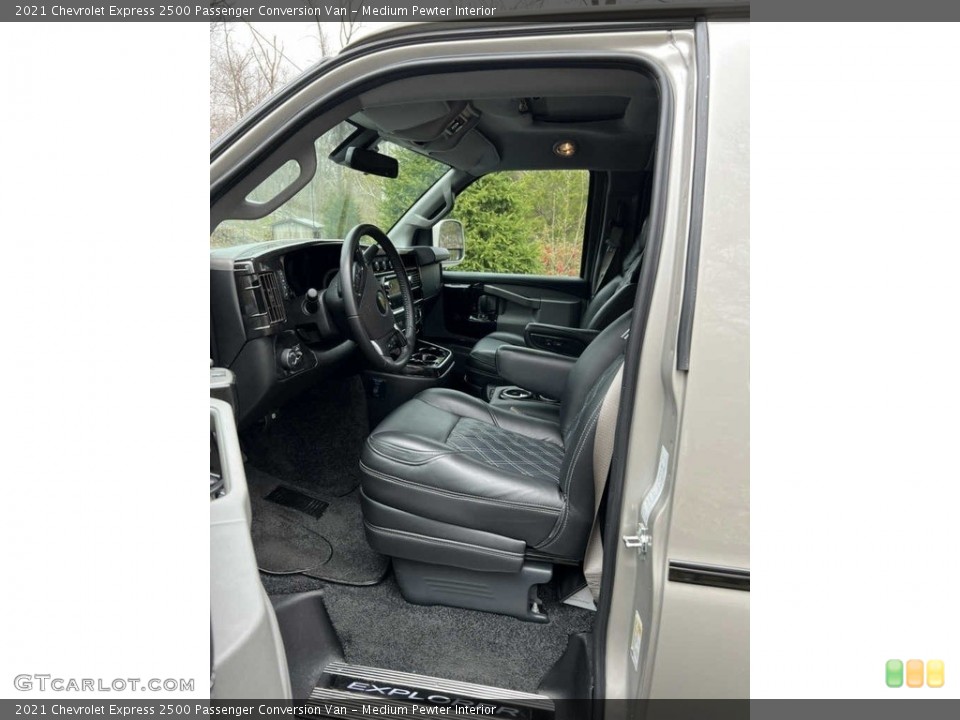 Medium Pewter Interior Photo for the 2021 Chevrolet Express 2500 Passenger Conversion Van #145271849