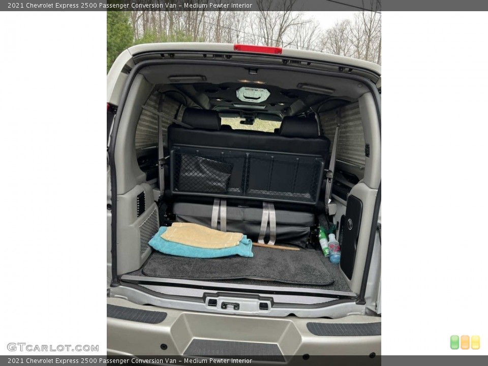Medium Pewter Interior Trunk for the 2021 Chevrolet Express 2500 Passenger Conversion Van #145271915