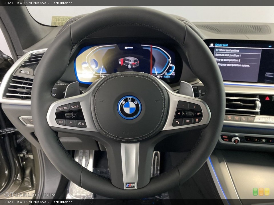 Black Interior Steering Wheel for the 2023 BMW X5 xDrive45e #145272599