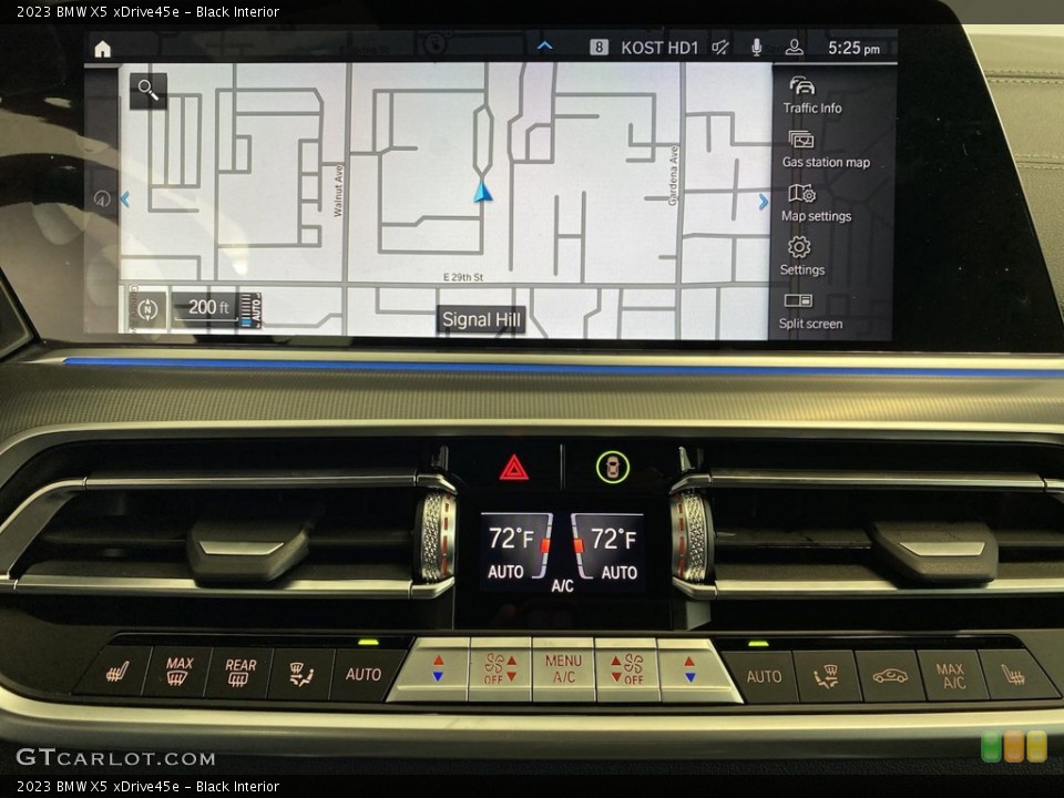 Black Interior Navigation for the 2023 BMW X5 xDrive45e #145272737