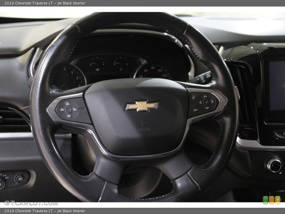 Jet Black Interior Steering Wheel for the 2019 Chevrolet Traverse LT #145273697
