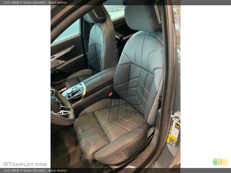 Black 2023 BMW i7 Series Interiors