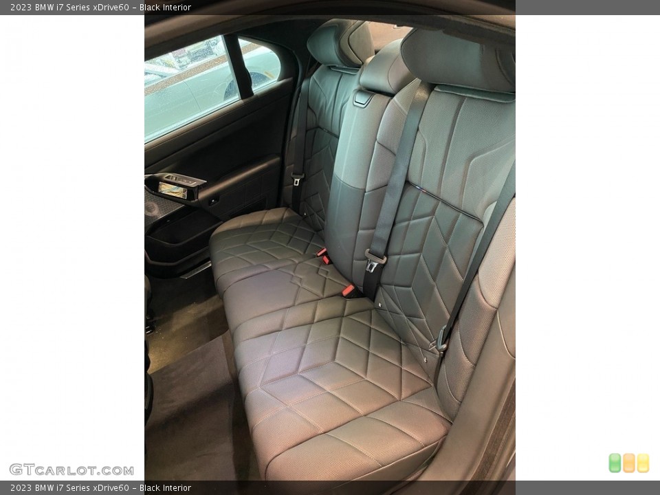 Black Interior Rear Seat for the 2023 BMW i7 Series xDrive60 #145274702