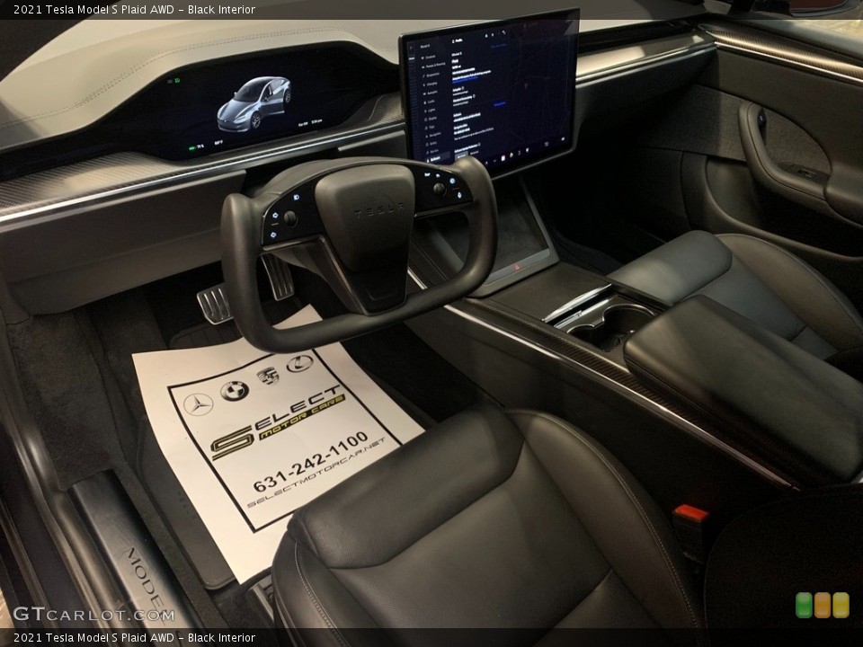 Black Interior Photo for the 2021 Tesla Model S Plaid AWD #145275182