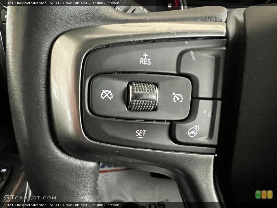 Jet Black Interior Steering Wheel for the 2021 Chevrolet Silverado 1500 LT Crew Cab 4x4 #145276396
