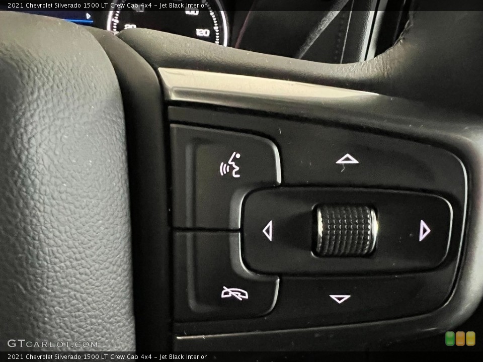 Jet Black Interior Steering Wheel for the 2021 Chevrolet Silverado 1500 LT Crew Cab 4x4 #145276415