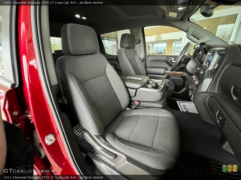 Jet Black Interior Front Seat for the 2021 Chevrolet Silverado 1500 LT Crew Cab 4x4 #145276520