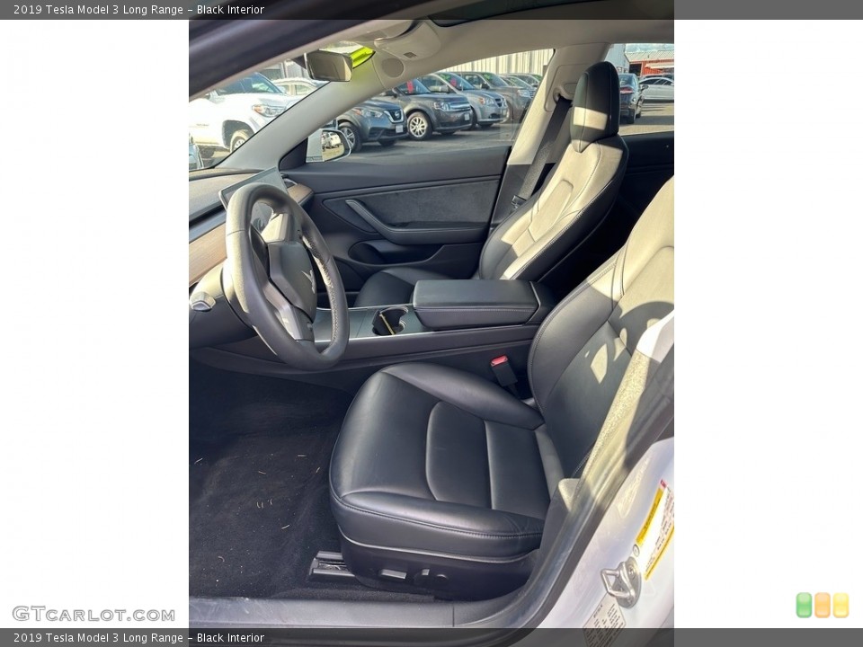 Black 2019 Tesla Model 3 Interiors