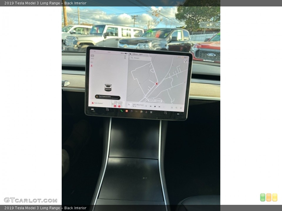 Black Interior Navigation for the 2019 Tesla Model 3 Long Range #145276541