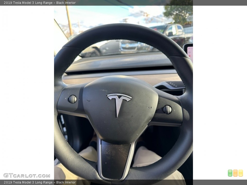 Black Interior Steering Wheel for the 2019 Tesla Model 3 Long Range #145276595