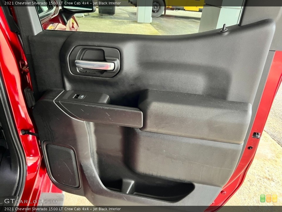 Jet Black Interior Door Panel for the 2021 Chevrolet Silverado 1500 LT Crew Cab 4x4 #145276631