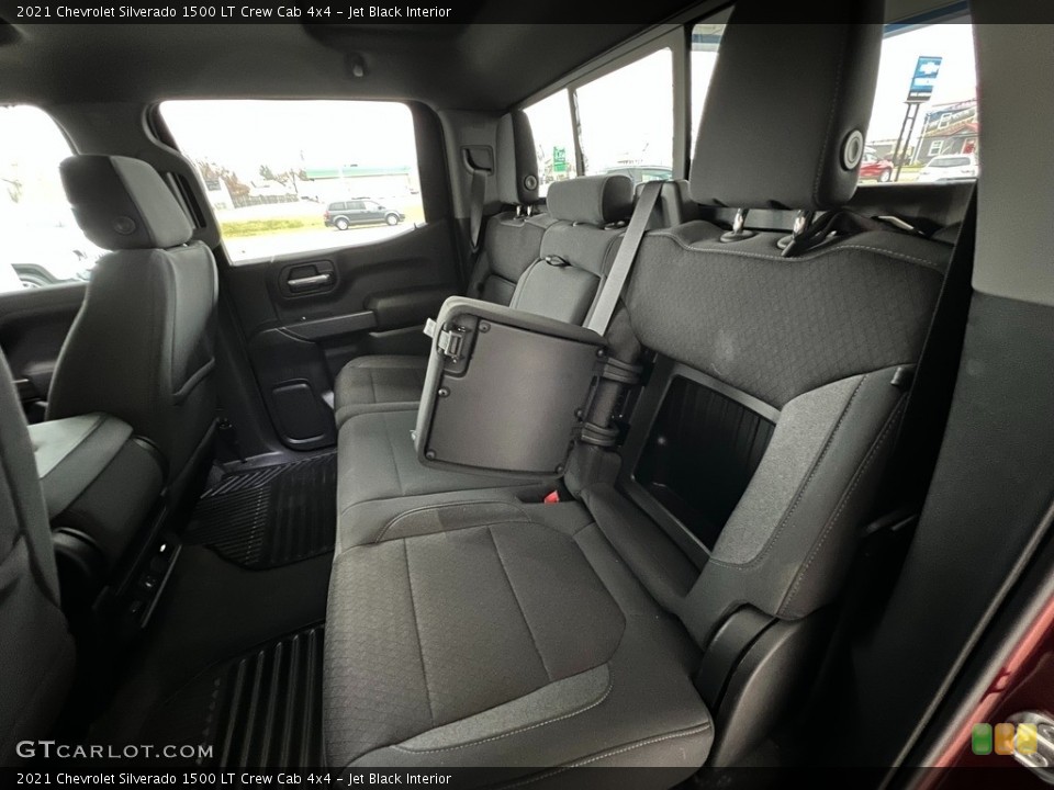 Jet Black Interior Rear Seat for the 2021 Chevrolet Silverado 1500 LT Crew Cab 4x4 #145276673