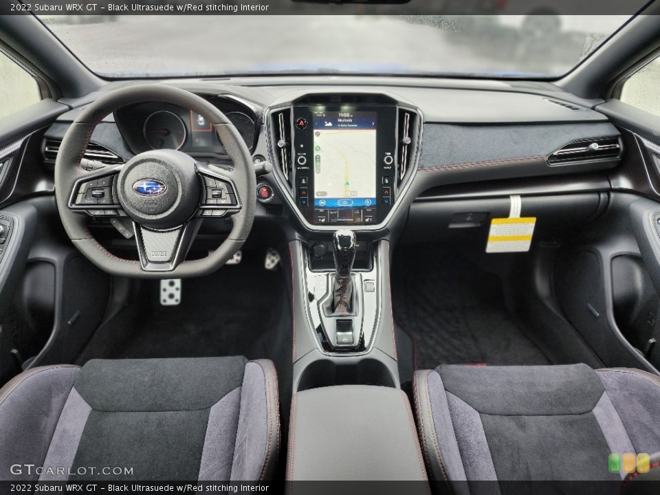 Black Ultrasuede w/Red stitching Interior Photo for the 2022 Subaru WRX GT #145276949