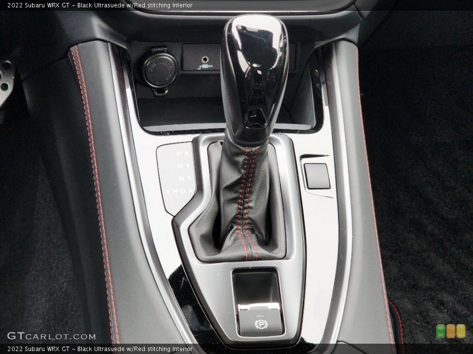 Black Ultrasuede w/Red stitching Interior Transmission for the 2022 Subaru WRX GT #145277009