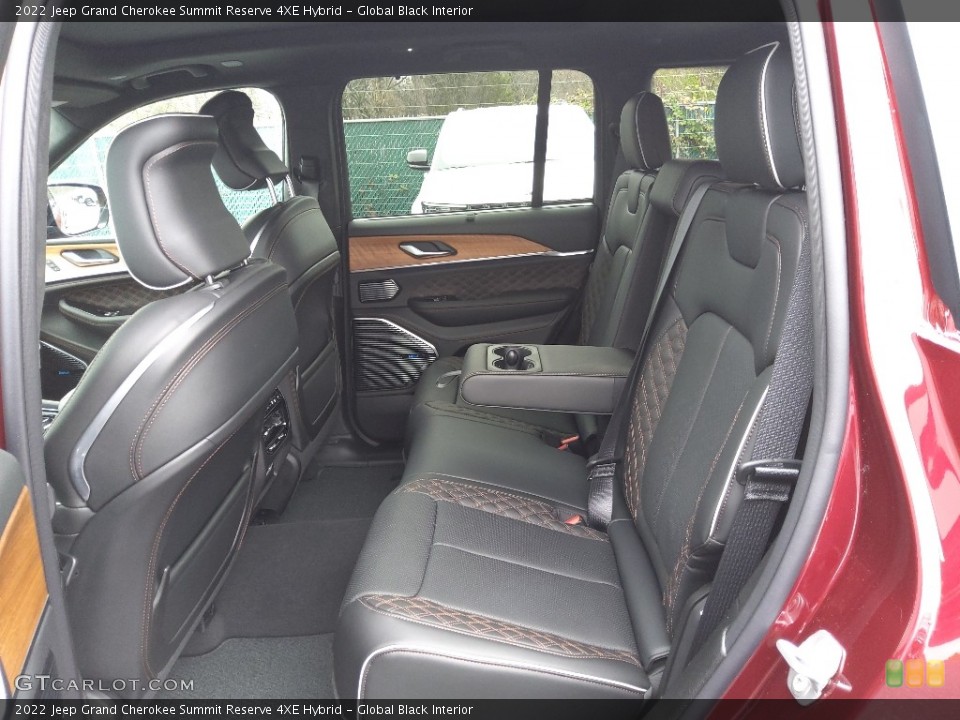 Global Black Interior Rear Seat for the 2022 Jeep Grand Cherokee Summit Reserve 4XE Hybrid #145277924