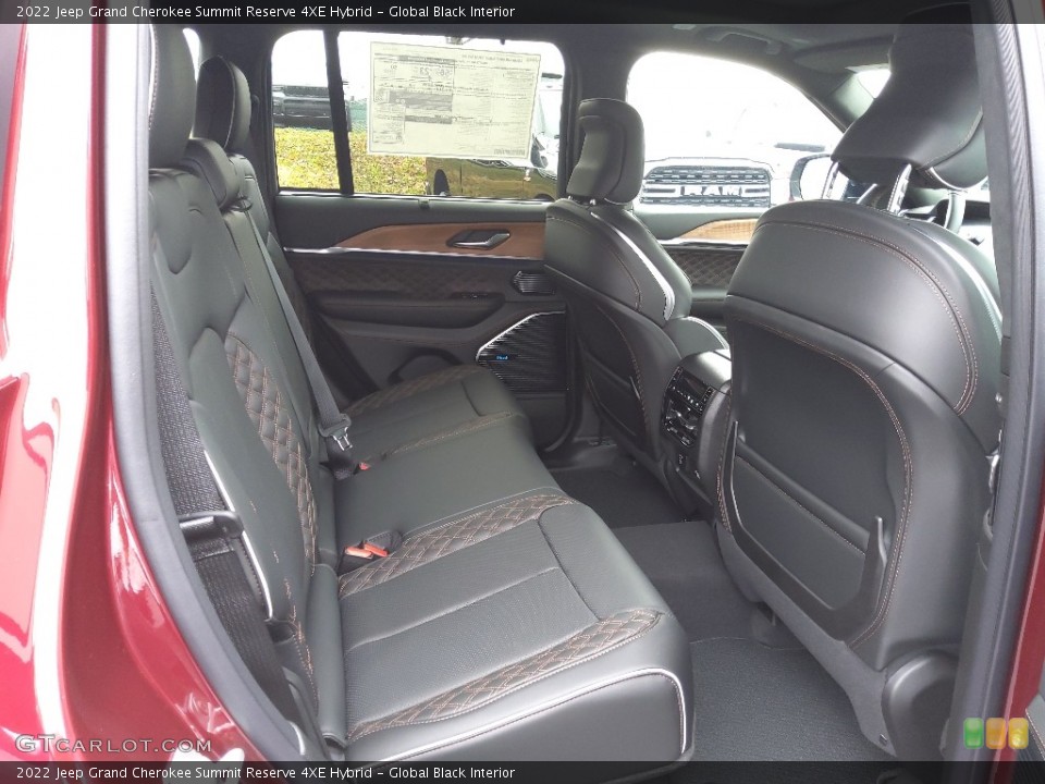 Global Black Interior Rear Seat for the 2022 Jeep Grand Cherokee Summit Reserve 4XE Hybrid #145278017