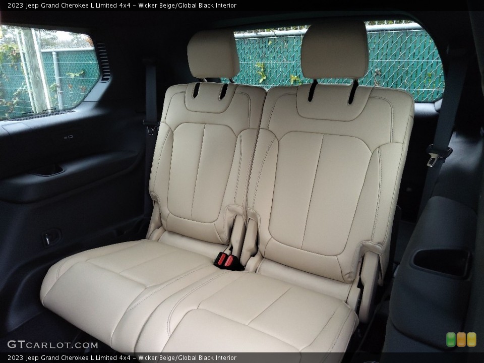 Wicker Beige/Global Black Interior Rear Seat for the 2023 Jeep Grand Cherokee L Limited 4x4 #145278899