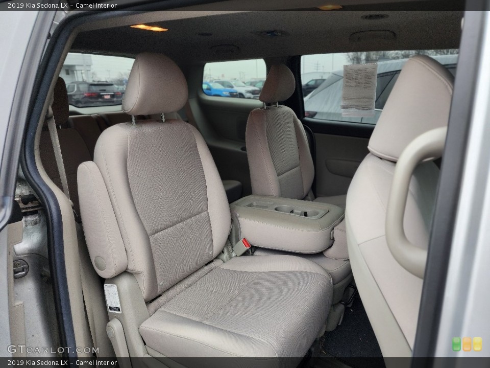 Camel Interior Rear Seat for the 2019 Kia Sedona LX #145279100