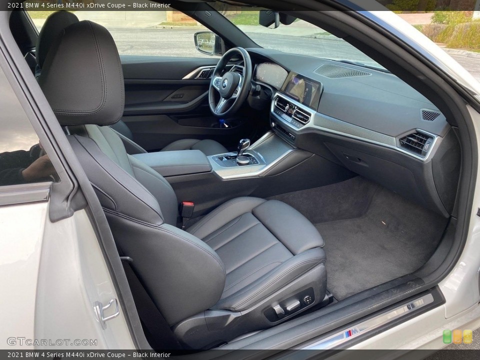 Black Interior Front Seat for the 2021 BMW 4 Series M440i xDrive Coupe #145279652