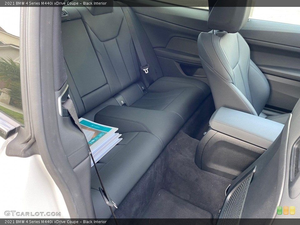 Black Interior Rear Seat for the 2021 BMW 4 Series M440i xDrive Coupe #145279685