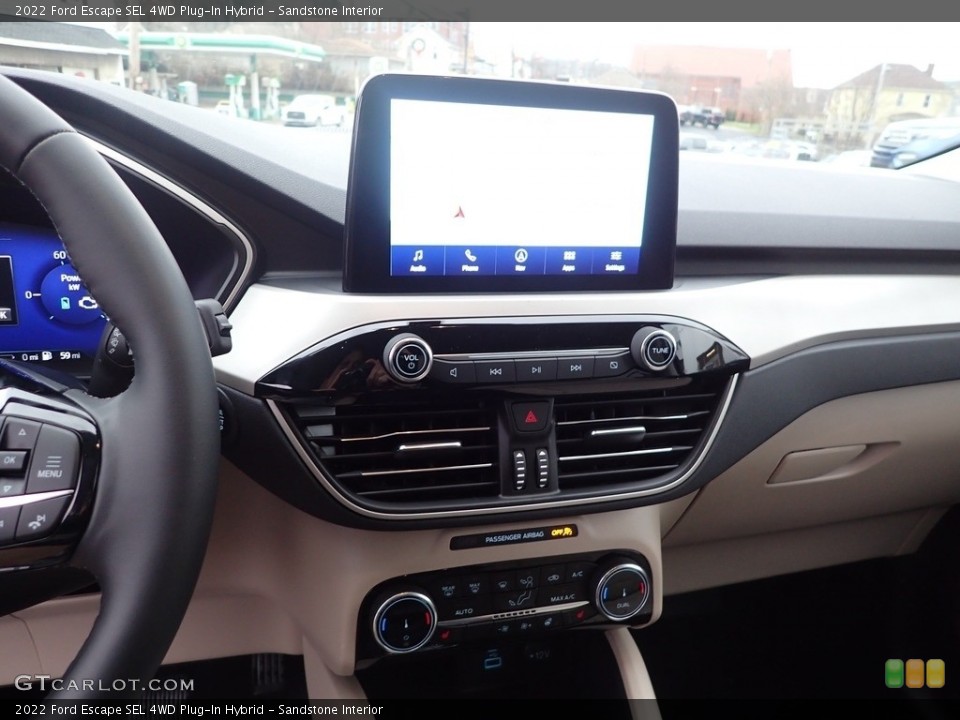 Sandstone Interior Dashboard for the 2022 Ford Escape SEL 4WD Plug-In Hybrid #145280570