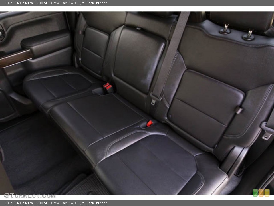 Jet Black Interior Rear Seat for the 2019 GMC Sierra 1500 SLT Crew Cab 4WD #145282869