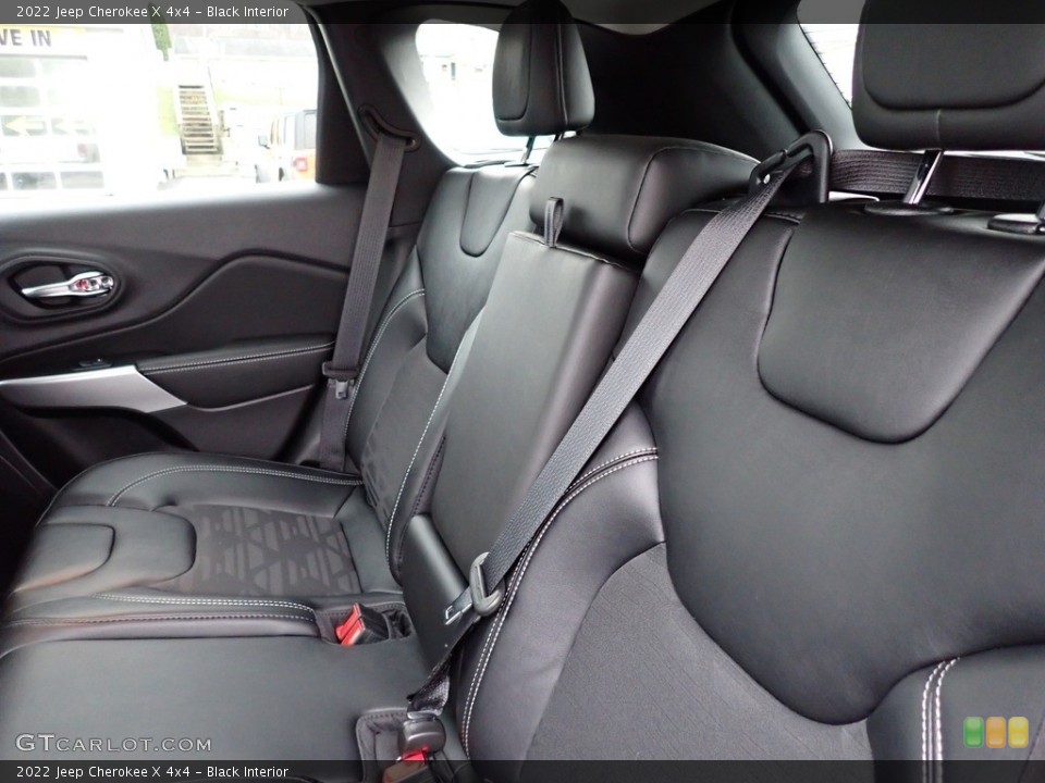 Black Interior Rear Seat for the 2022 Jeep Cherokee X 4x4 #145282960