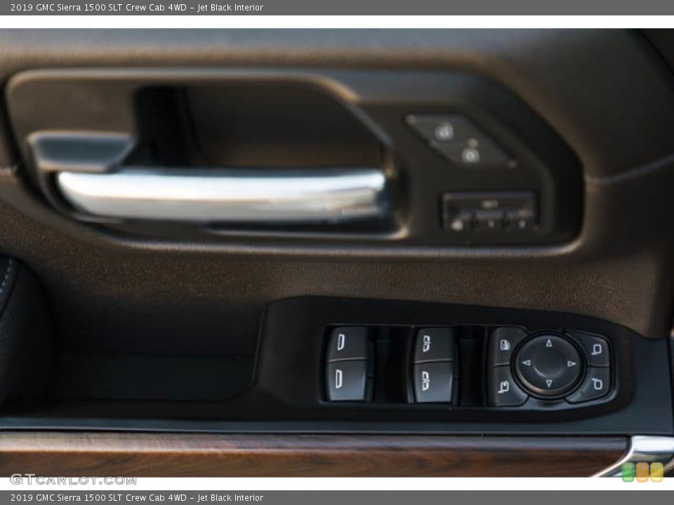 Jet Black Interior Door Panel for the 2019 GMC Sierra 1500 SLT Crew Cab 4WD #145283079