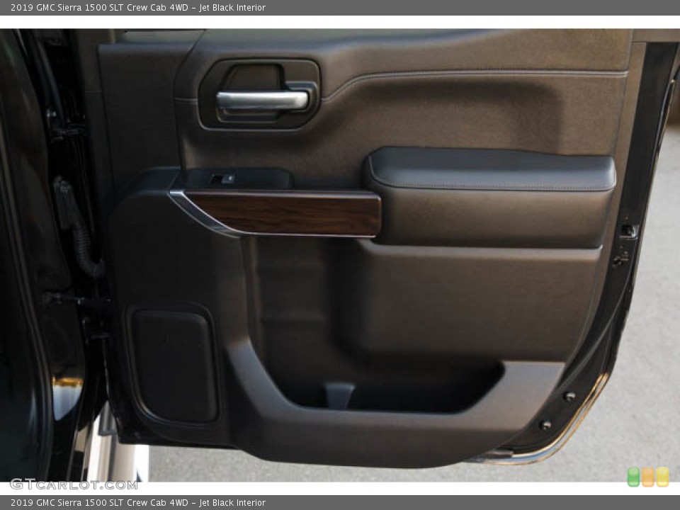 Jet Black Interior Door Panel for the 2019 GMC Sierra 1500 SLT Crew Cab 4WD #145283124