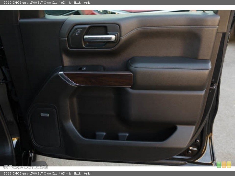 Jet Black Interior Door Panel for the 2019 GMC Sierra 1500 SLT Crew Cab 4WD #145283139