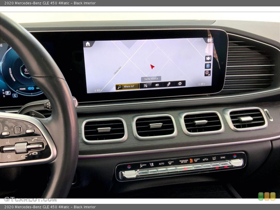 Black Interior Navigation for the 2020 Mercedes-Benz GLE 450 4Matic #145283445