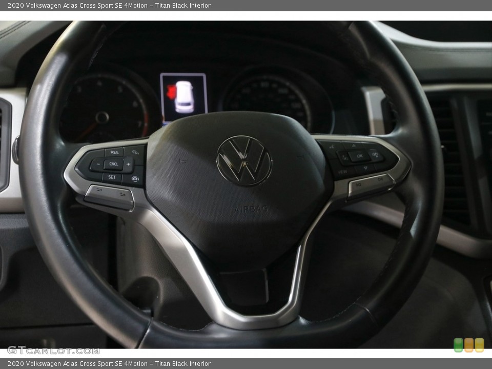 Titan Black Interior Steering Wheel for the 2020 Volkswagen Atlas Cross Sport SE 4Motion #145284258