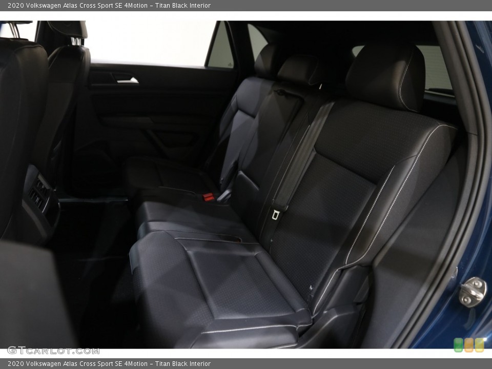 Titan Black Interior Rear Seat for the 2020 Volkswagen Atlas Cross Sport SE 4Motion #145284411