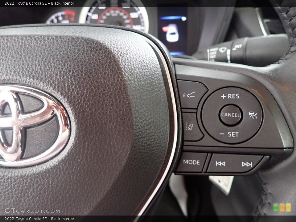 Black Interior Steering Wheel for the 2022 Toyota Corolla SE #145284459