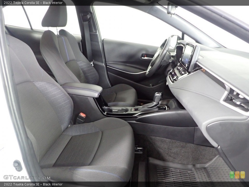 Black Interior Front Seat for the 2022 Toyota Corolla SE #145284609