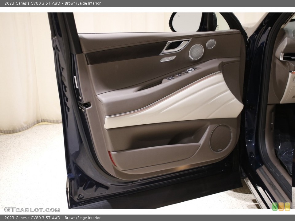 Brown/Beige Interior Door Panel for the 2023 Genesis GV80 3.5T AWD #145288257