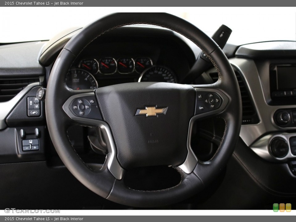 Jet Black Interior Steering Wheel for the 2015 Chevrolet Tahoe LS #145290378
