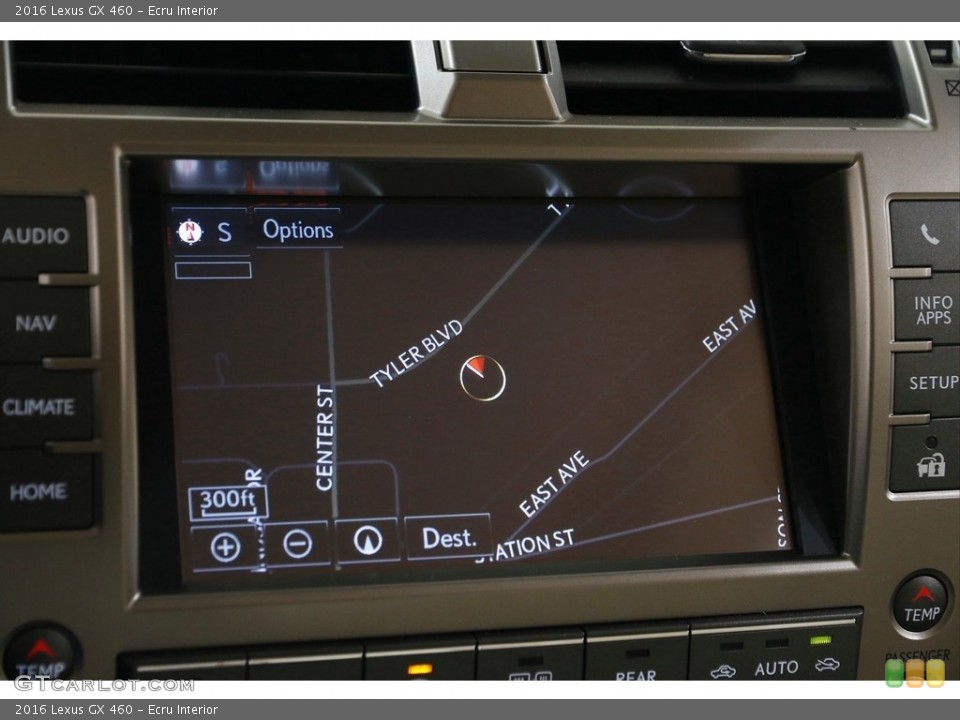 Ecru Interior Navigation for the 2016 Lexus GX 460 #145291435